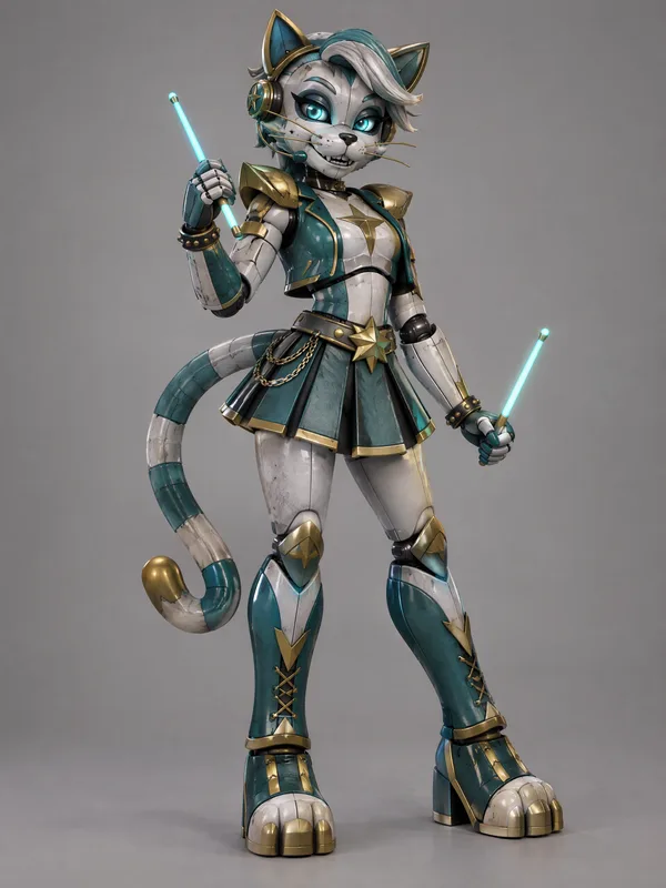 Disco Tabby, a FNAF OC