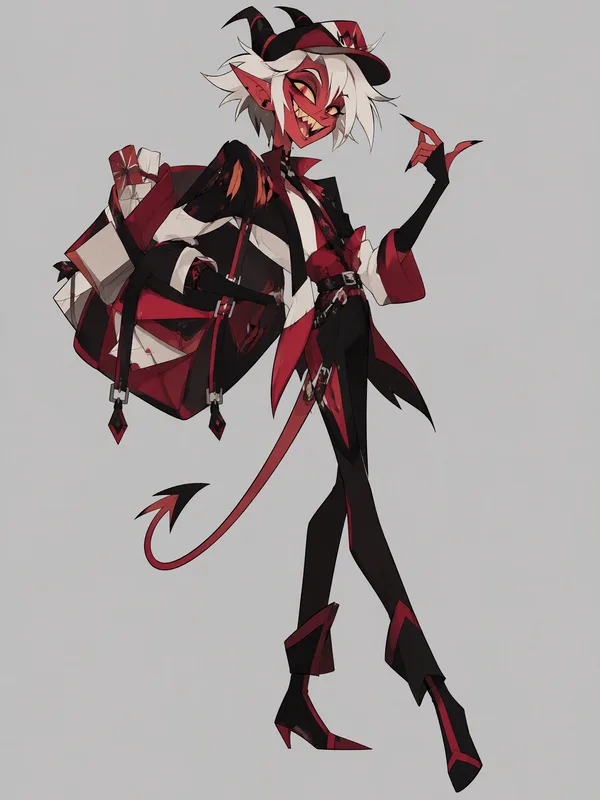 Pitch, a Hazbin Hotel OC