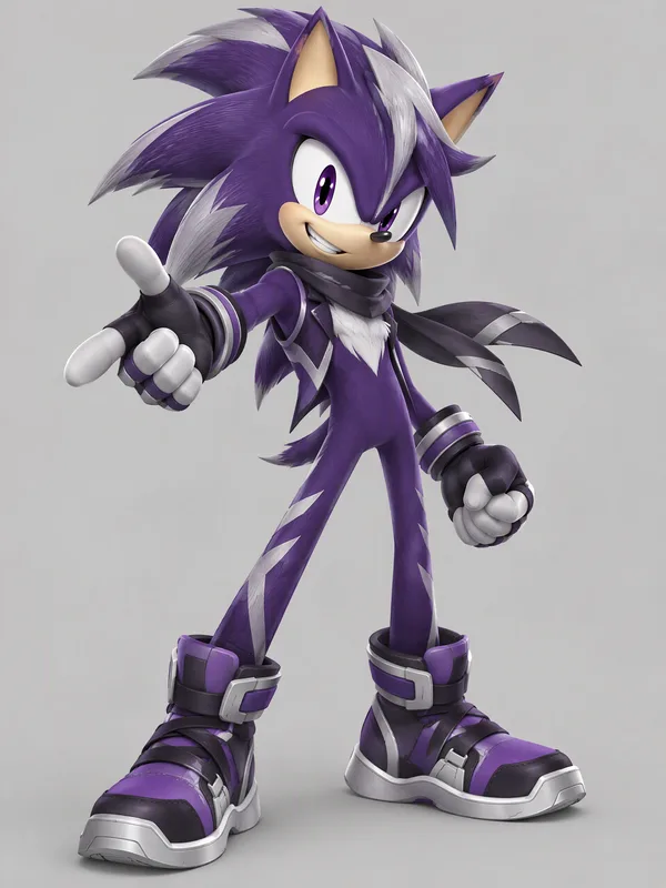 An example Dash, a Sonic OC OC