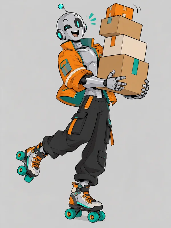 Dex, android / robot OC
