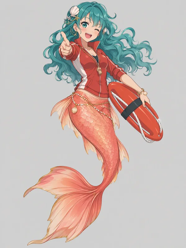Mira, mermaid / merfolk OC