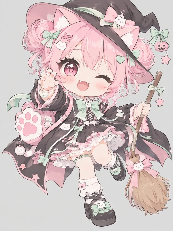 Kiko as a witch