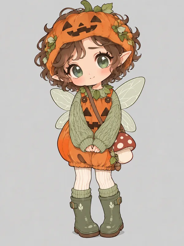 Moss as a pumpkin