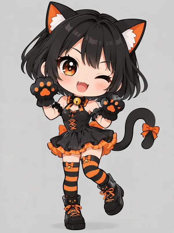 Salem, a black cat OC