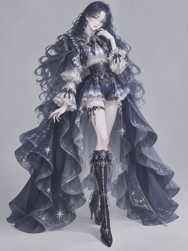 Noctis in a idol stage outfit