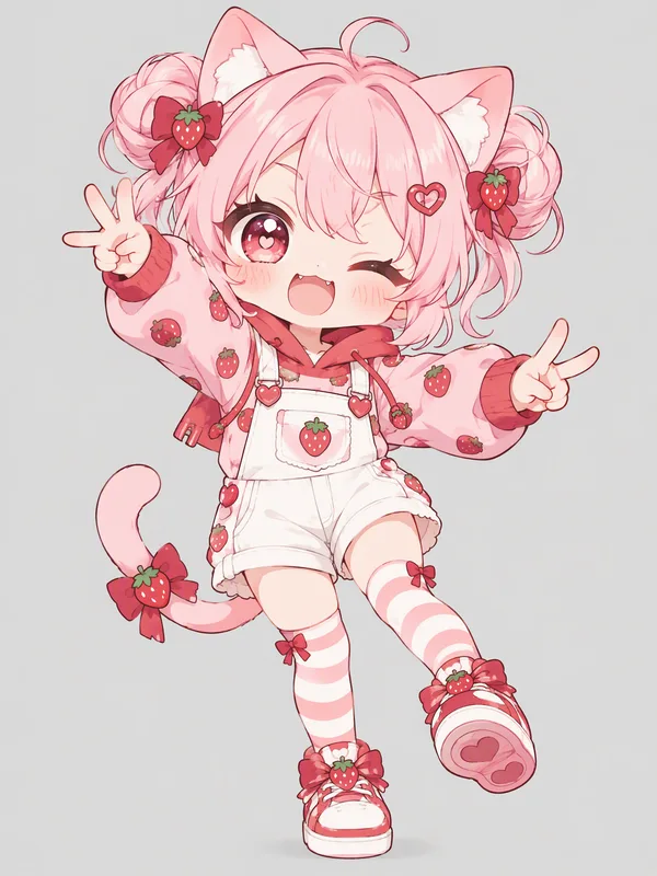 Cat-eared (nekomimi) OC for cute names