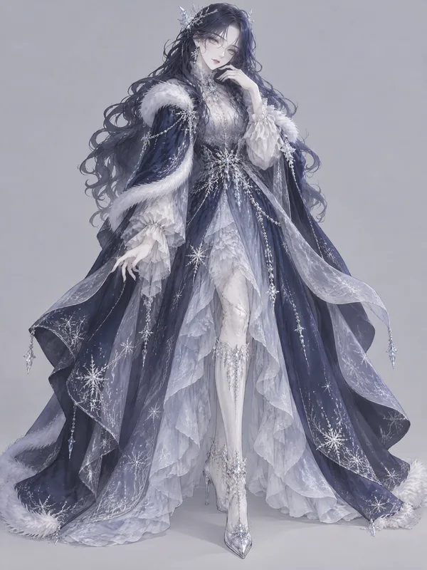 Noctis as a snow queen