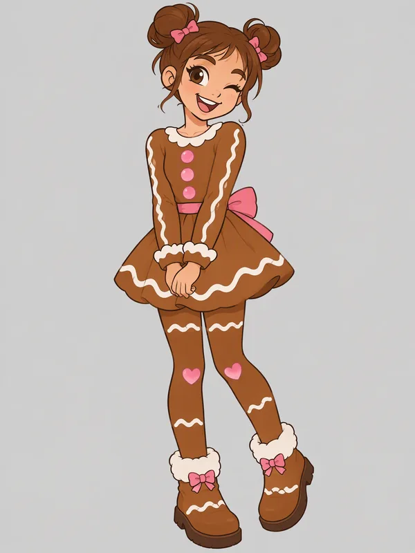 Ginger, a gingerbread OC