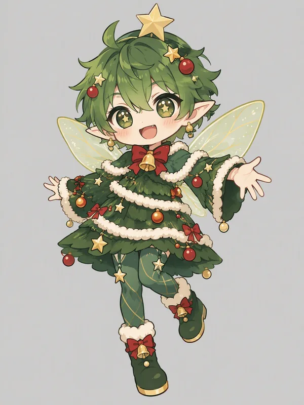 Fir, a christmas tree OC